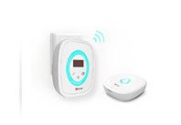 這是一款可以當(dāng)夜燈和時鐘使用的無線門鈴！